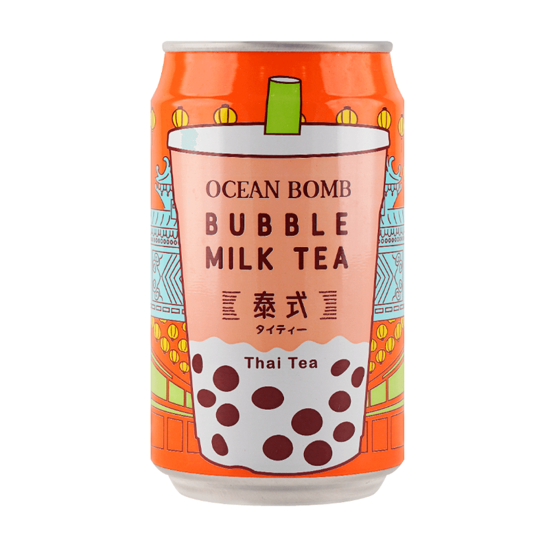 【自营】中国台湾OCEAN BOMB 泰式珍珠奶茶饮料 315ml