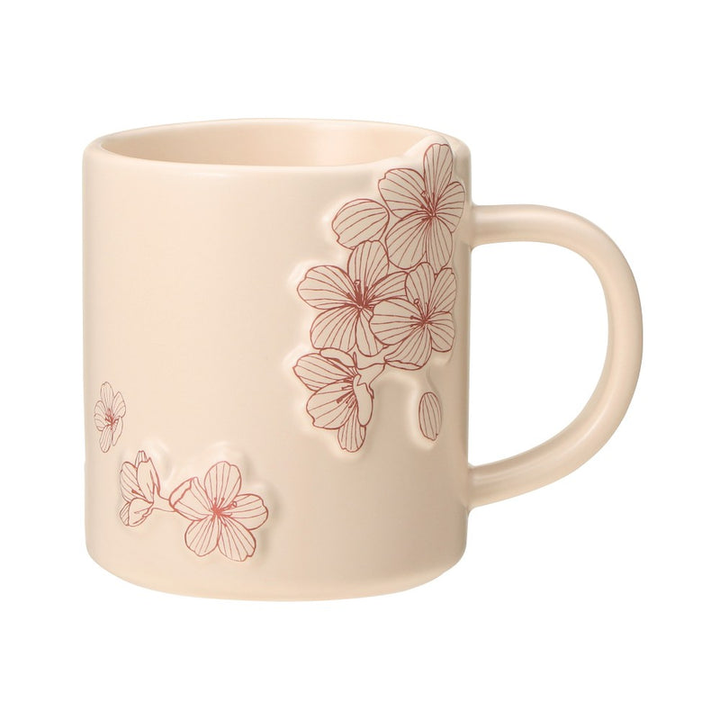 【自营】日本Starbucks星巴克 2024樱花限定系列 马克杯 樱花浮雕马克杯子 355ml 陶瓷杯子 樱花可爱陶瓷咖啡杯