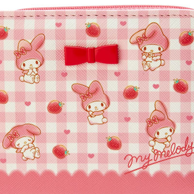 【自营】日本Sanrio三丽鸥 双子星系列可爱短款卡套钱包 美乐蒂 可爱便携卡套零钱包钱夹