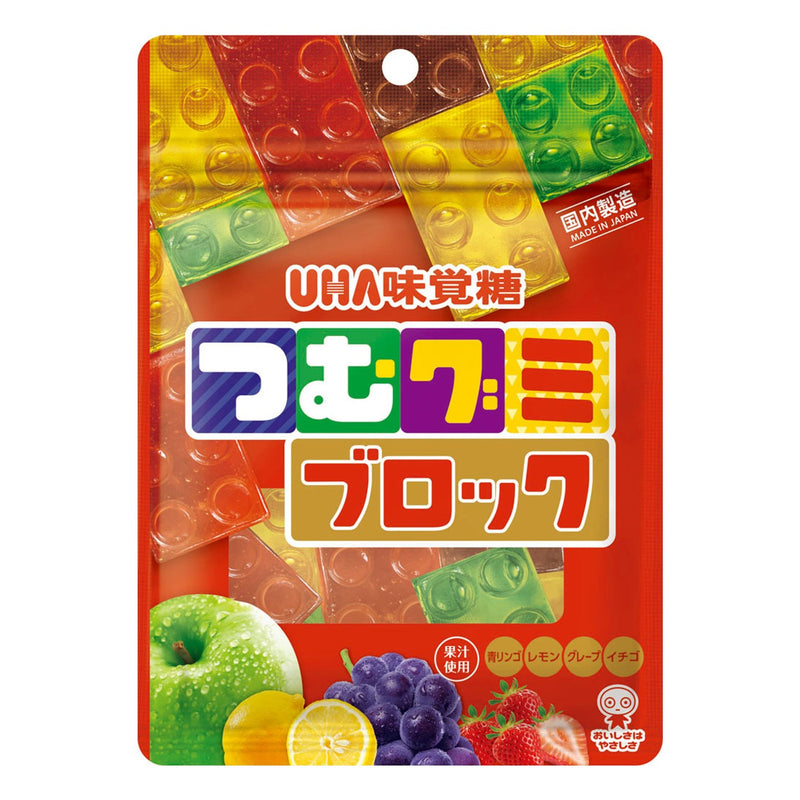 【自营】日本UHA悠哈 格子形软糖 81g 什锦混合水果味