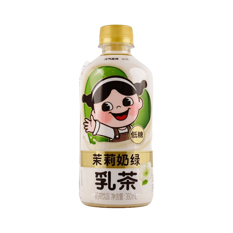 【自营】中国Genki Forest元气森林 低糖乳茶 茉莉奶绿 360ml 奶茶饮料