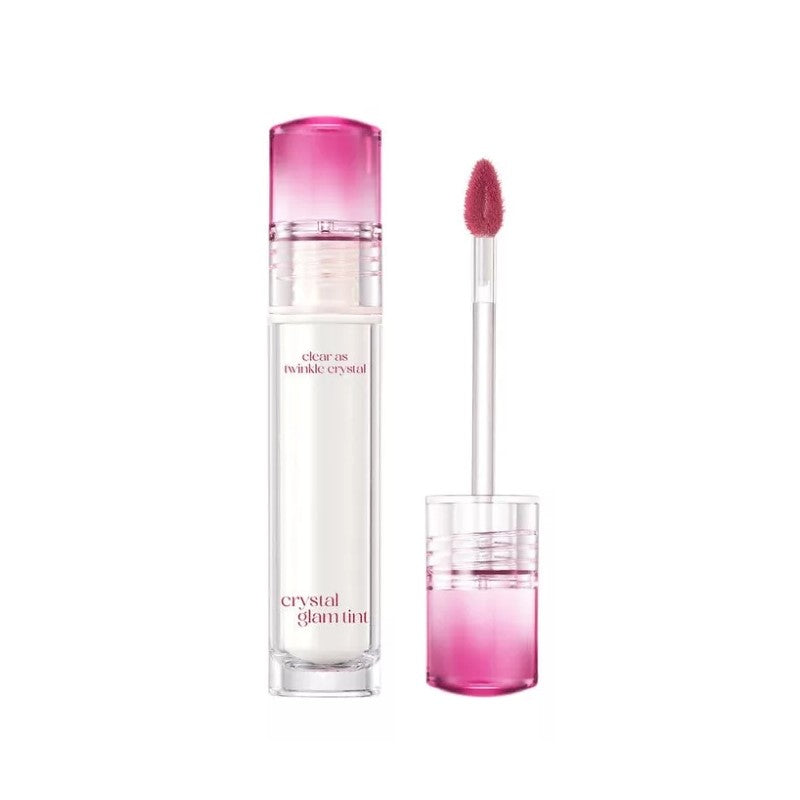 the gloss succulent Self-operated] Korean CLIO Crystal Lip Gloss #04 Pale Plum Succulent Berry  3.4g Easy to apply Moisturizing and enhancing complexion lip glaze lip gloss  – Beauty Corner