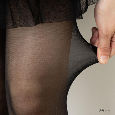 【自营】日本厚木ATSUGI 金属丝脚链长筒袜连裤丝袜 黑色(480) L~LL 臀围90-103 身高155cm-170cm
