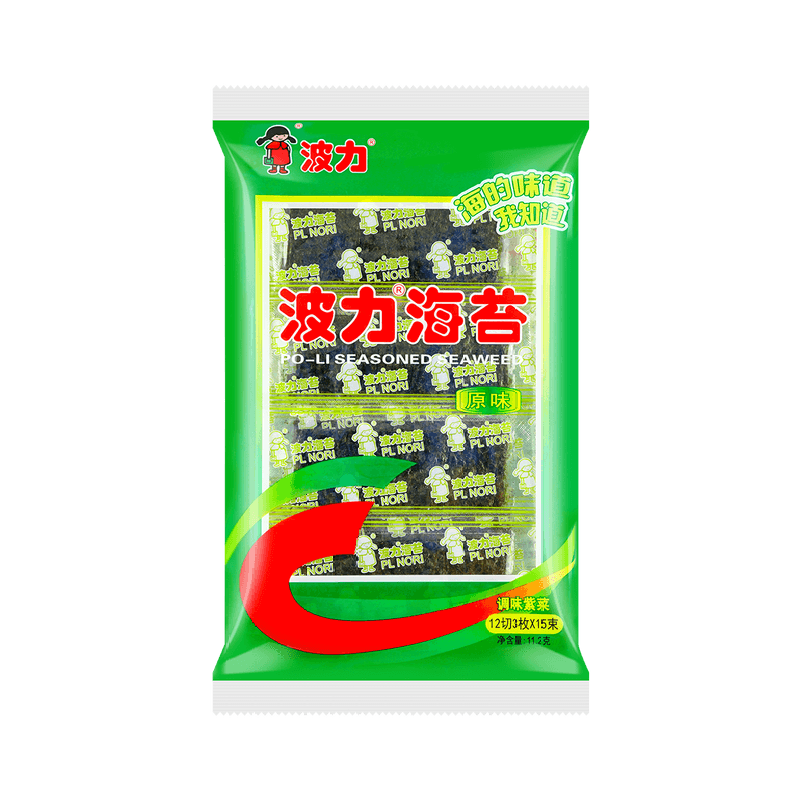 【自营】中国波力 海苔 11.2g 即食海苔儿童零食即食紫菜