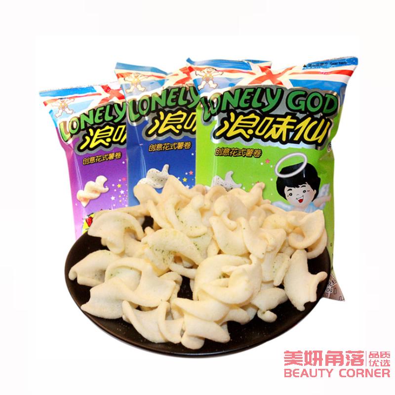 【自营】台湾WANTWANT旺旺 浪味仙 创意花式薯卷 70g 岩烧海苔味