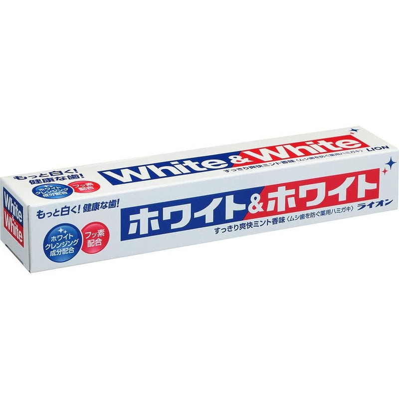 【自营】日本LION狮王 特效美白牙膏 大白牙膏 薄荷味 150g