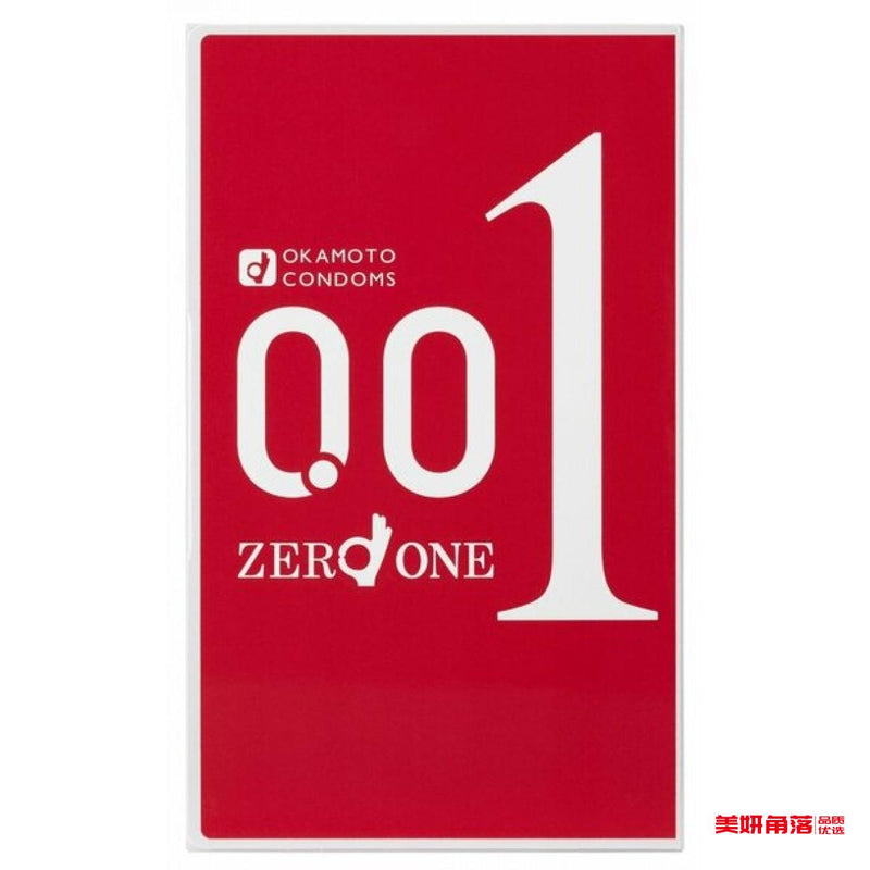 【自营】日本OKAMOTO冈本 001系列 0.01mm超薄安全避孕套 3个入