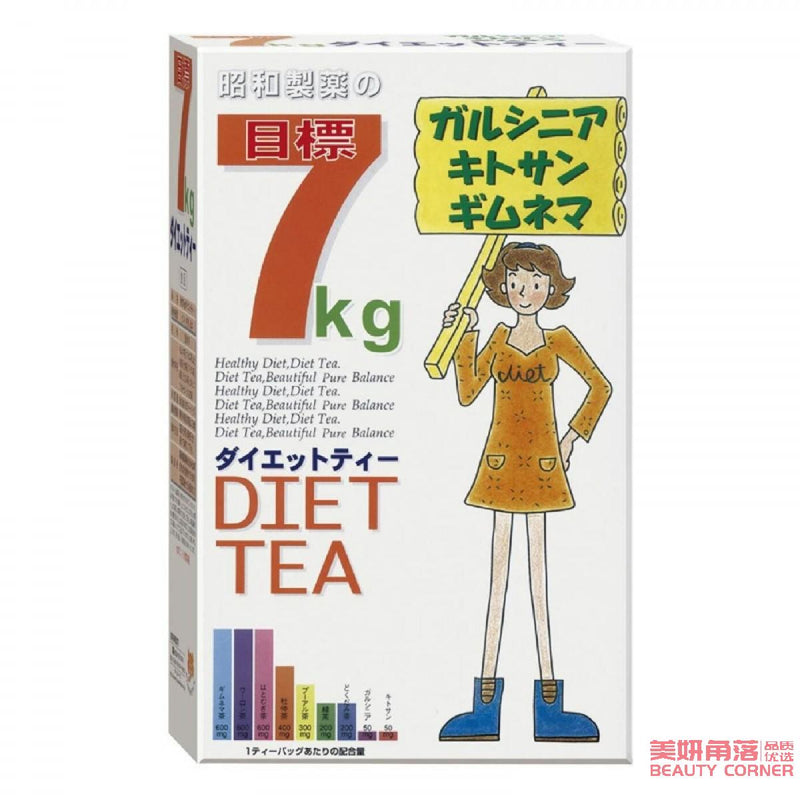 【自营】日本SHOWA昭和制药 消食茶 控制体重排宿便 7KG公斤 30包