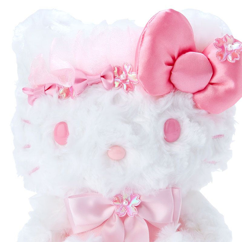 【自营】日本Sanrio三丽鸥 樱花系列公仔 Hello Kitty 公仔摆件毛绒玩具