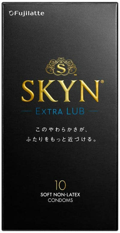 【自营】日本Fuji Latex不二乳胶 SKYN极肤材质非乳胶安全套 10枚装 润滑剂添加款 多啫喱