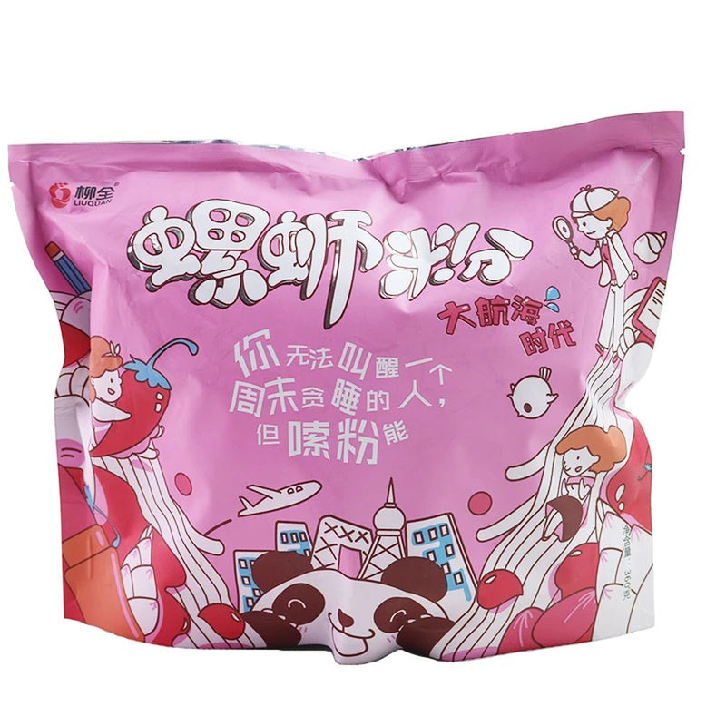 【自营】中国LIUQUAN柳全 螺蛳粉 袋装 360g 大航海时代粉色限定包装 大包装
