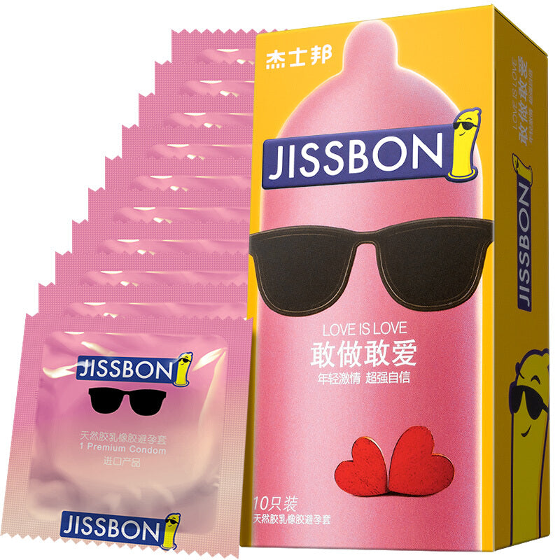 【自营】日本Jissbon杰士邦 安全套 敢做敢爱 10只装 零感凸点持久防漏避孕套