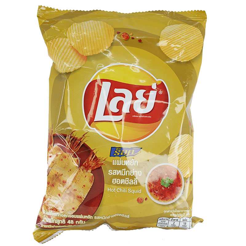 【自营】百事LAY'S乐事 薯片 泰国限定版 台式烤鱿鱼味 42g/袋
