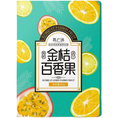 【自营】中国聚广德 金桔百香果茶 90g 独立包装 金桔柠檬百香果茶水果茶茶包