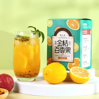 【自营】中国聚广德 金桔百香果茶 90g 独立包装 金桔柠檬百香果茶水果茶茶包