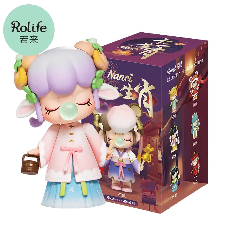 【自营】中国Rolife若来Nanci囡茜十二生肖系列潮玩盲盒 1盒 十二款随机发货