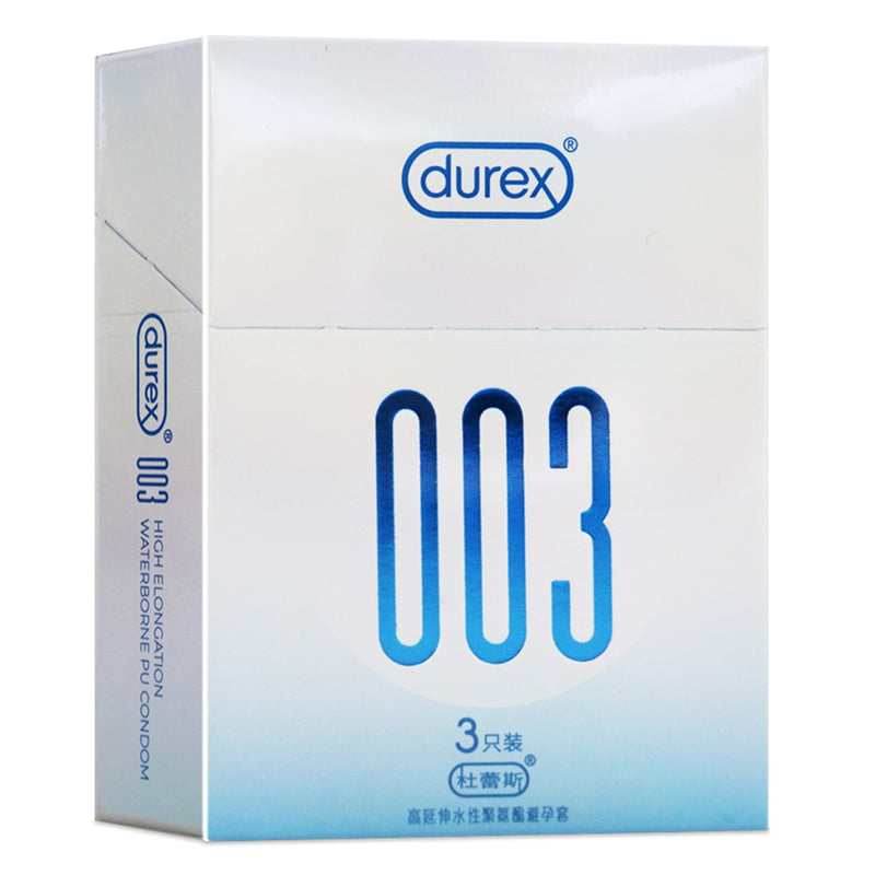 【自营】中国Durex杜蕾斯 003高延伸水性超薄安全套 3只装 超薄顺滑持久防漏避孕套