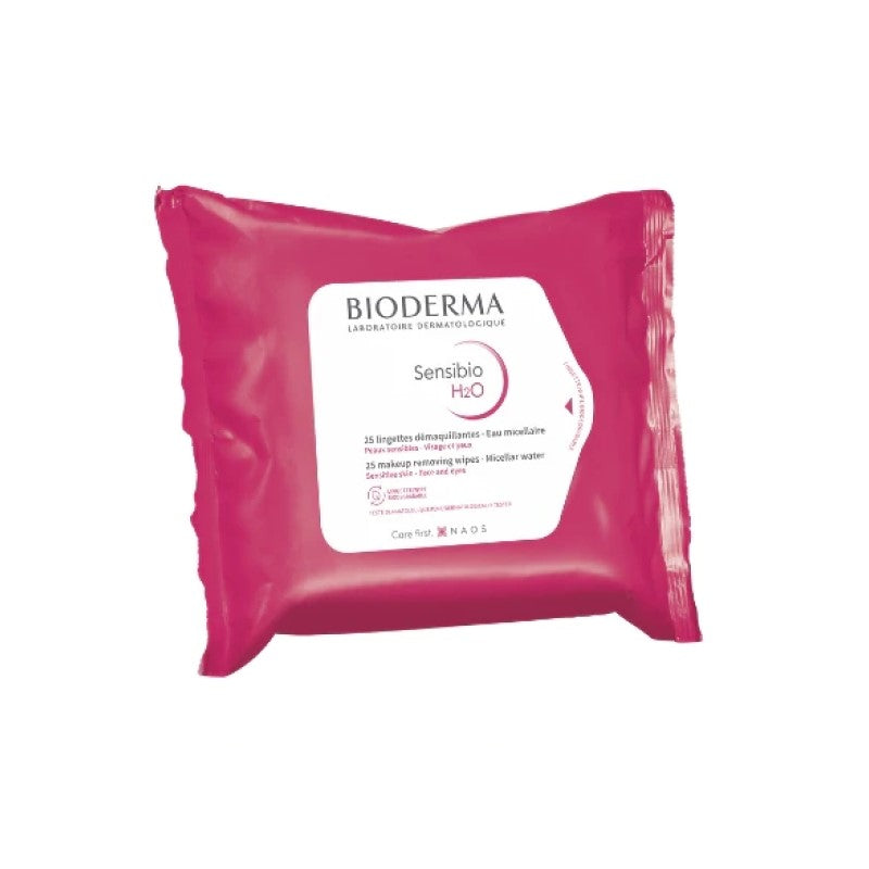 【自营】法国BIODERMA贝德玛 粉水卸妆湿巾 25抽 温和洁净深层清洁