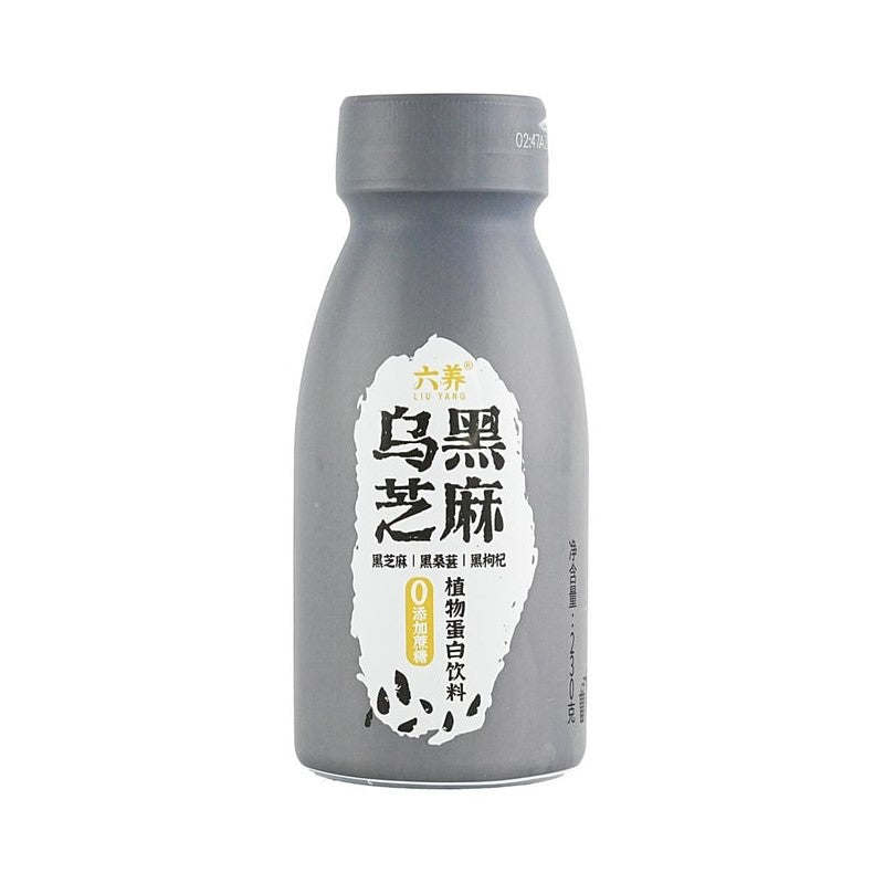 【自营】中国六养 乌黑芝麻燕麦饮 植物蛋白早餐饮品 230g 0蔗糖 营养早餐饮品