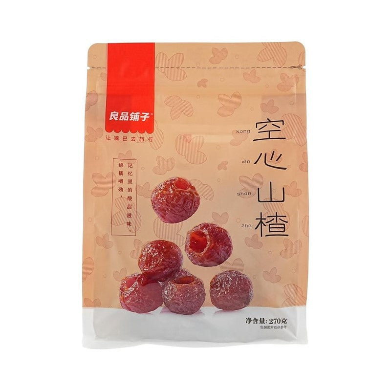 【自营】中国BESTORE良品铺子 空心山楂 270g 山楂球无核山楂果干蜜饯果脯山楂干休闲零食