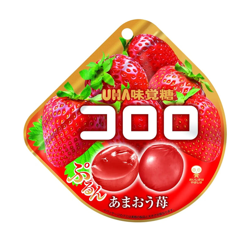 【自营】日本UHA悠哈 味觉糖 季节限定 全天然果汁软糖 草莓味 40g