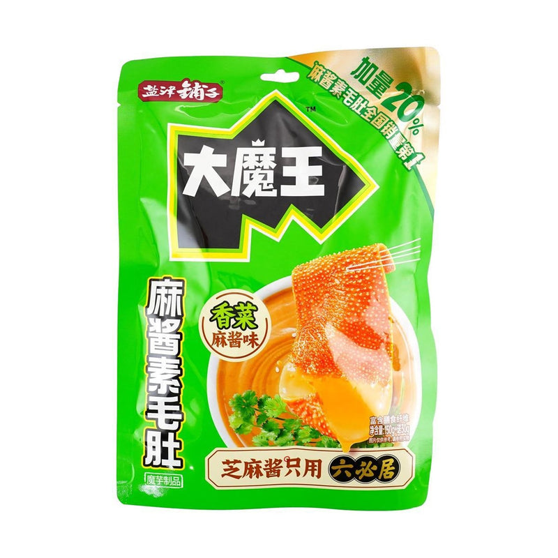 【自营】中国盐津铺子 大魔王 麻酱素爆肚 香菜麻酱味 150g+30g 魔芋小零食特色小吃休闲食品