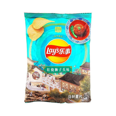 【自营】百事LAY'S乐事 薯片 红烧狮子头味 60g/袋 24年春季限定