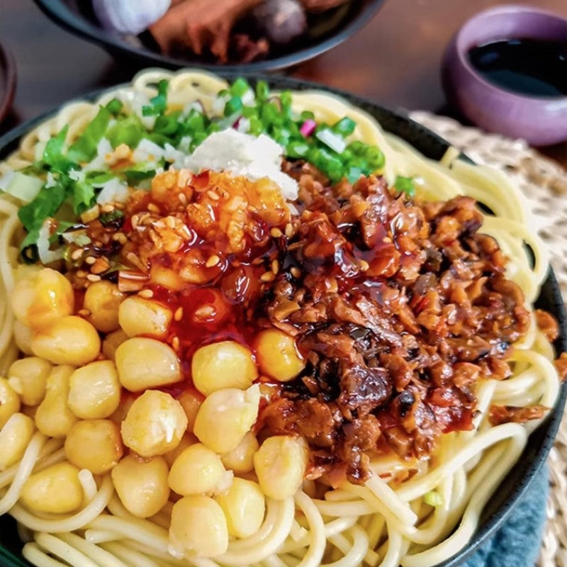 【自营】中国YUANXIAN袁鲜 香菇豌杂面 238g 宵夜速食拌面 四川特色 一碗面半碗料