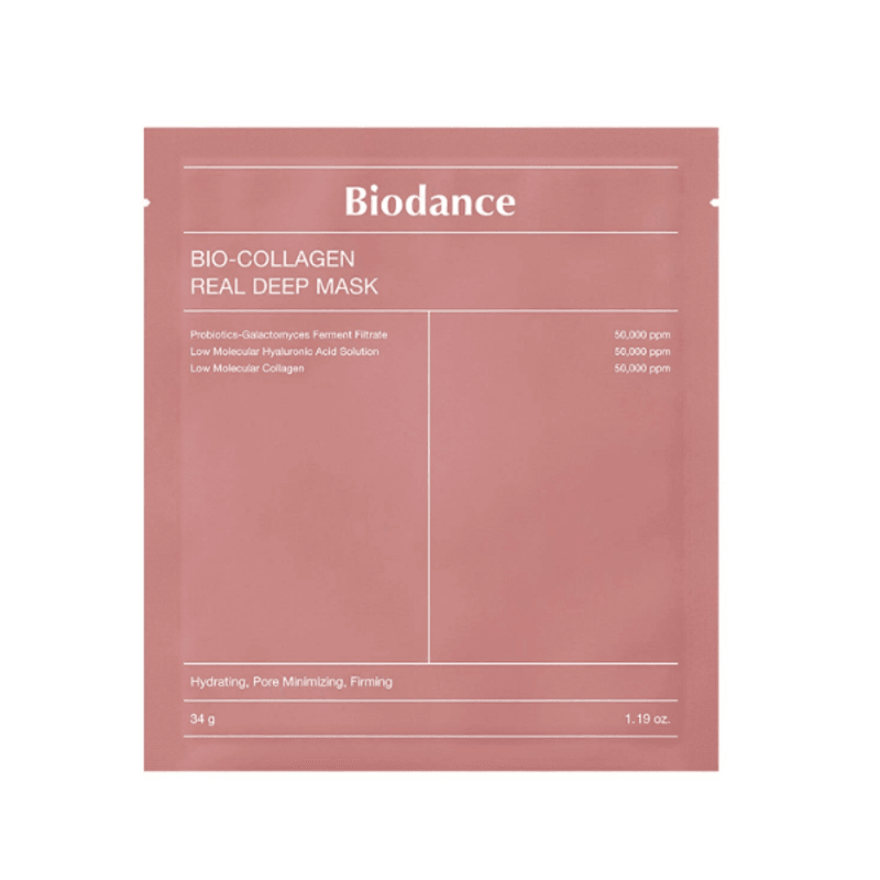 【自营】韩国BIODANCE 胶原蛋白水光焕亮凝胶面膜 熬夜睡眠面膜 34g*4片 需敷3小时可过夜 补水保湿 提亮紧致 收缩毛孔