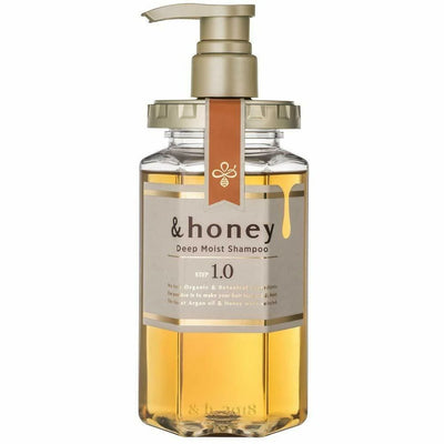 【自营】日本&Honey 安蒂花子蜂蜜洗发水 440ml 天然无硅油 深层滋养 修复烫染一次成效 加固防脱 持久留香