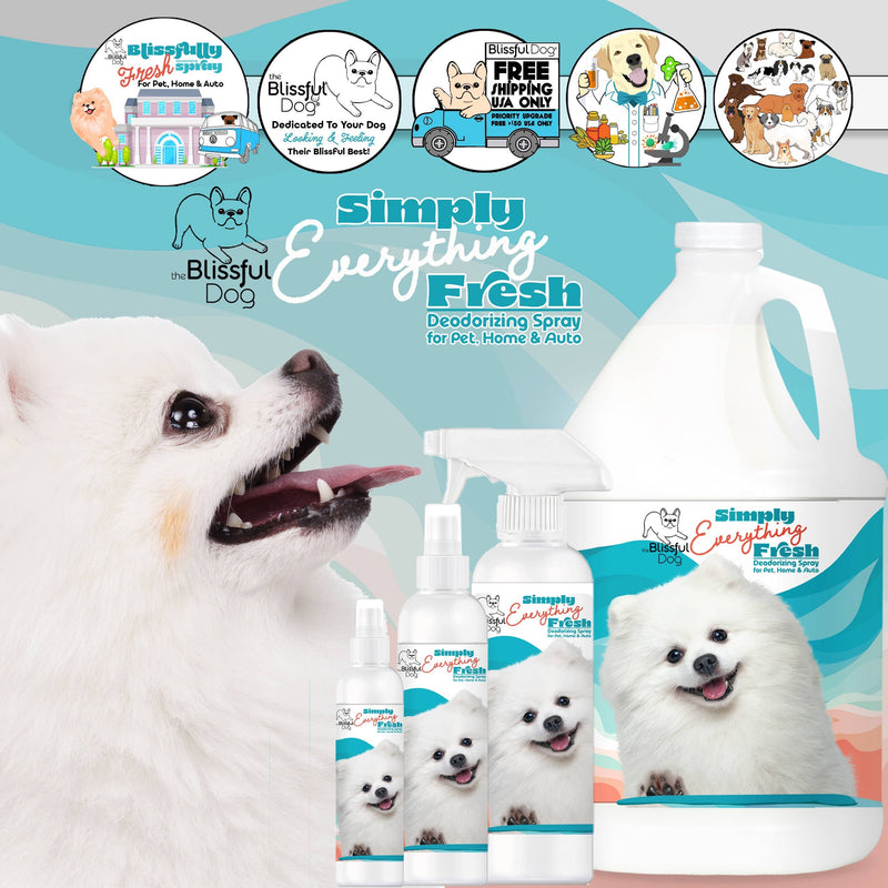 【自营】美国The Blissful Pets 幸福清新 狗狗宠物除味喷雾 4oz 118ml 宠物家居车内均可用