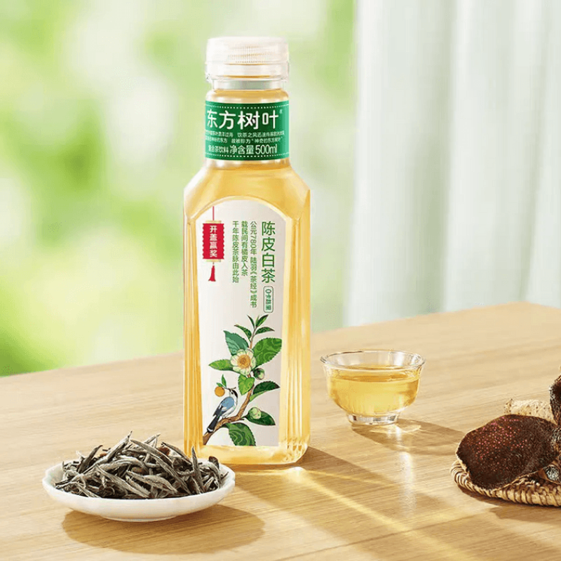 【自营】中国NONGFUSPRING农夫山泉 东方树叶 陈皮白茶 500ml 0糖0卡0脂茶饮料