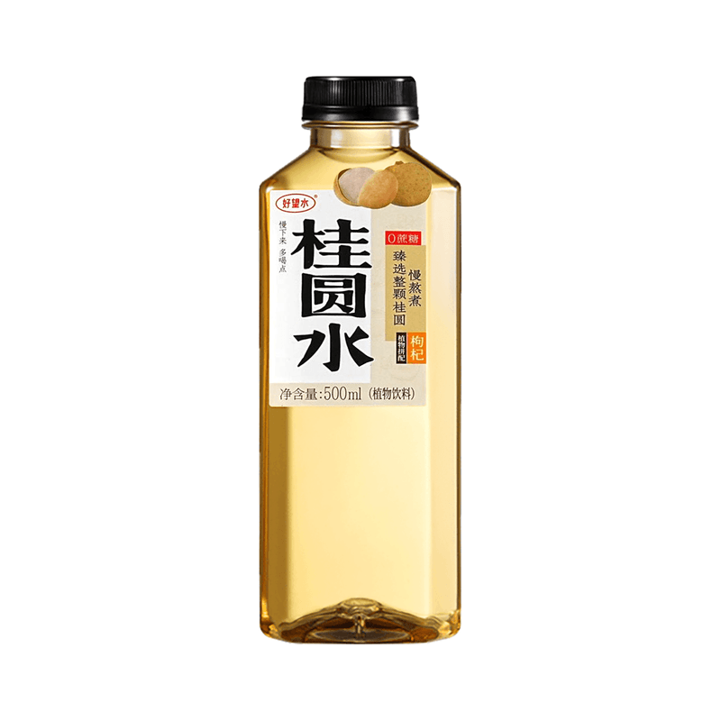 【自营】中国好望水 桂圆水 枸杞红枣植物饮料 500ml 0蔗糖0脂肪 干净配料 益气补血