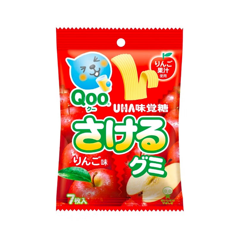 【自营】日本UHA悠哈 手撕软糖 Qoo 苹果味 7片入
