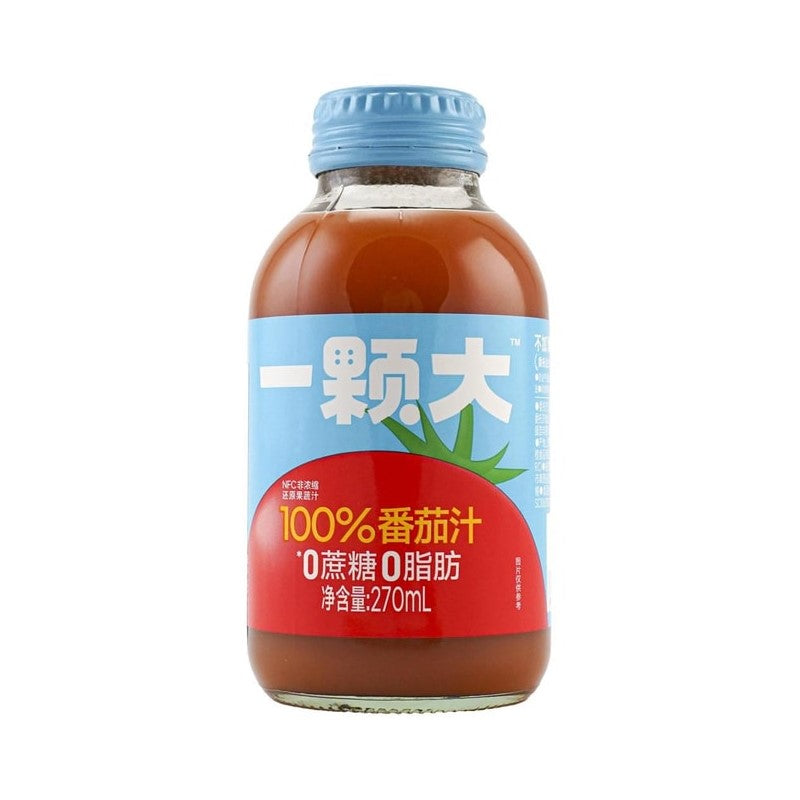 【自营】中国一颗大 100%NFC番茄汁 270ml 0蔗糖0脂肪0添加 配料只有番茄 补充天然维C