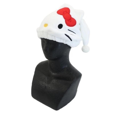 【自营】日本三丽鸥 卡通毛绒三角干发帽 Hello Kitty款 1个装 三角毛巾帽
