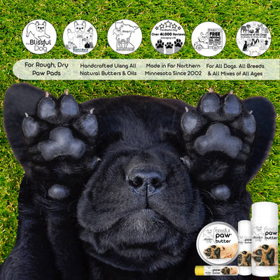 【自营】美国The Blissful Pets 狗狗爪子护理黄油 1oz 28g 圆罐装 滋润粗糙干燥的狗狗爪垫