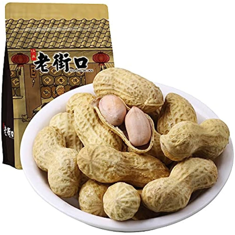 【自营】中国老街口 蒜味花生 420g 坚果炒货休闲零食下酒菜小吃