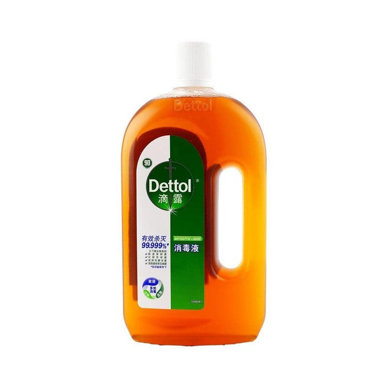【自营】英国DETTOL滴露 家居温和不刺激杀菌消毒液 750ml 大瓶更实惠 多功能洗衣服室内除螨