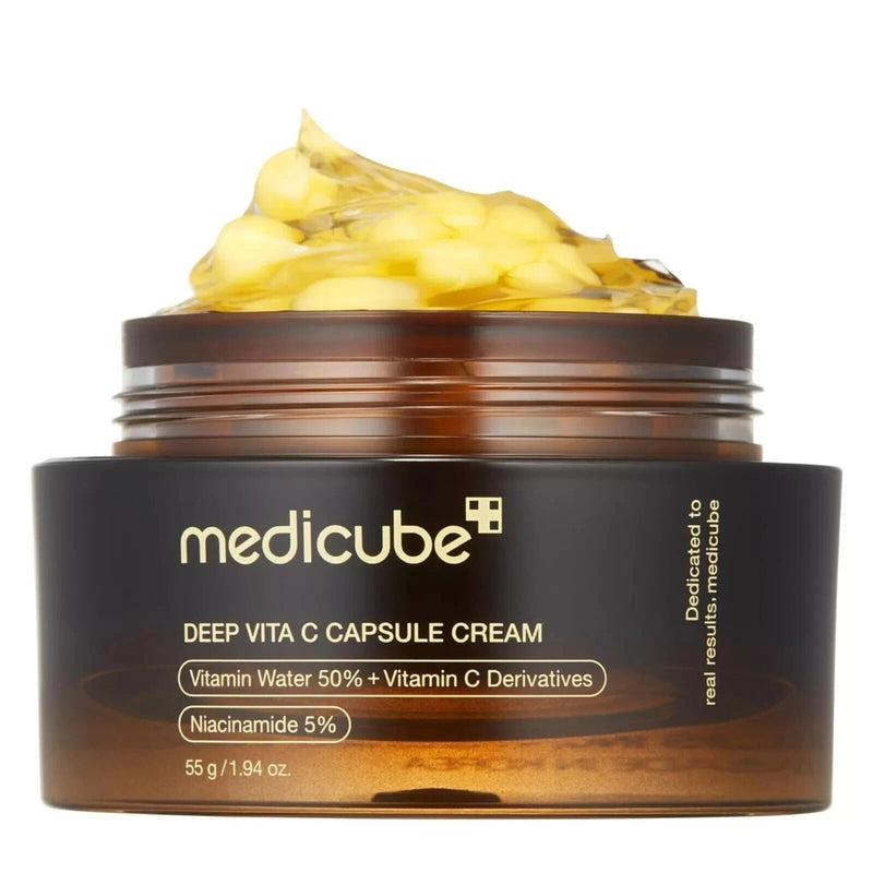 【自营】韩国MEDICUBE Deep维生素C胶囊凝霜 55g 美白面霜 改善暗沉肤质 淡化癍印