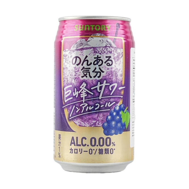 【自营】日本SUNTORY三得利 无酒精鸡尾酒饮料 巨峰葡萄味 350ml 无酒精碳酸汽泡酒味饮料