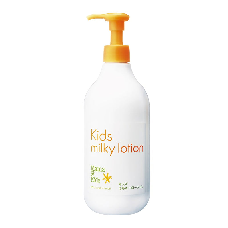 【自营】日本Mama & Kids 儿童保湿乳液 4-10岁 经济装 380ml 儿童补水润肤乳 全身适用 防干燥