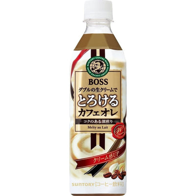 【自营】日本Suntory三得利 BOSS牛奶咖啡 500ml 深煎咖啡丝滑饮料提神醒脑