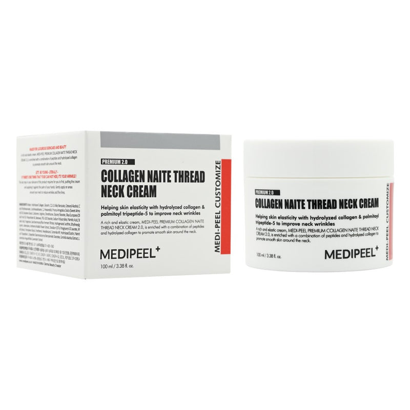 【自营】韩国MEDICUBE美蒂秋芙 2.0升级版拉丝抗皱颈霜 100ml 淡化颈部细纹提拉紧致淡纹美容院专用