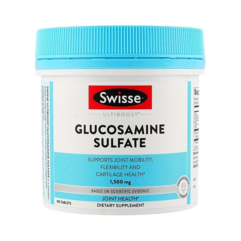 【自营】澳大利亚SWISSE斯维诗 维骨力 1500mg 180片 氨基葡萄糖胺片 呵护骨关节氨糖