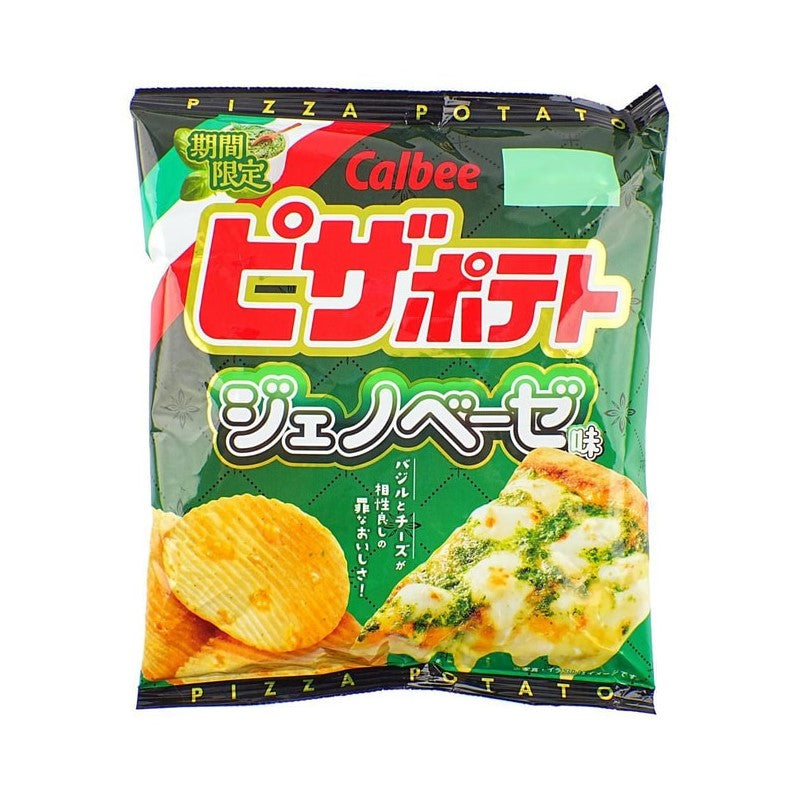 【自营】日本Calbee卡乐比 薯片 披萨味 57g 休闲零食膨化食品