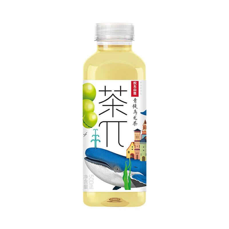 【自营】中国NONGFUSPRING农夫山泉 茶π果茶饮料 500ml 青提乌龙茶