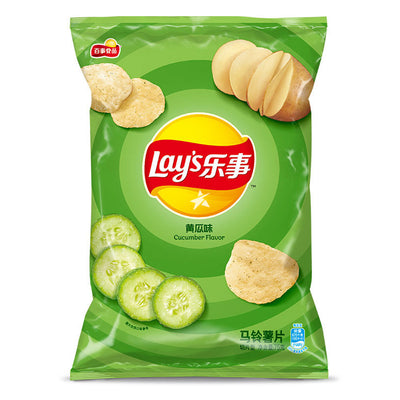 【自营】中国百事LAY'S乐事 薯片 黄瓜味 70g/袋