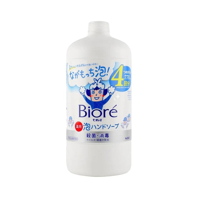 【自营】日本KAO花王 BIORE碧柔 植物弱酸泡沫洗手液 补充装 770ml 无香型