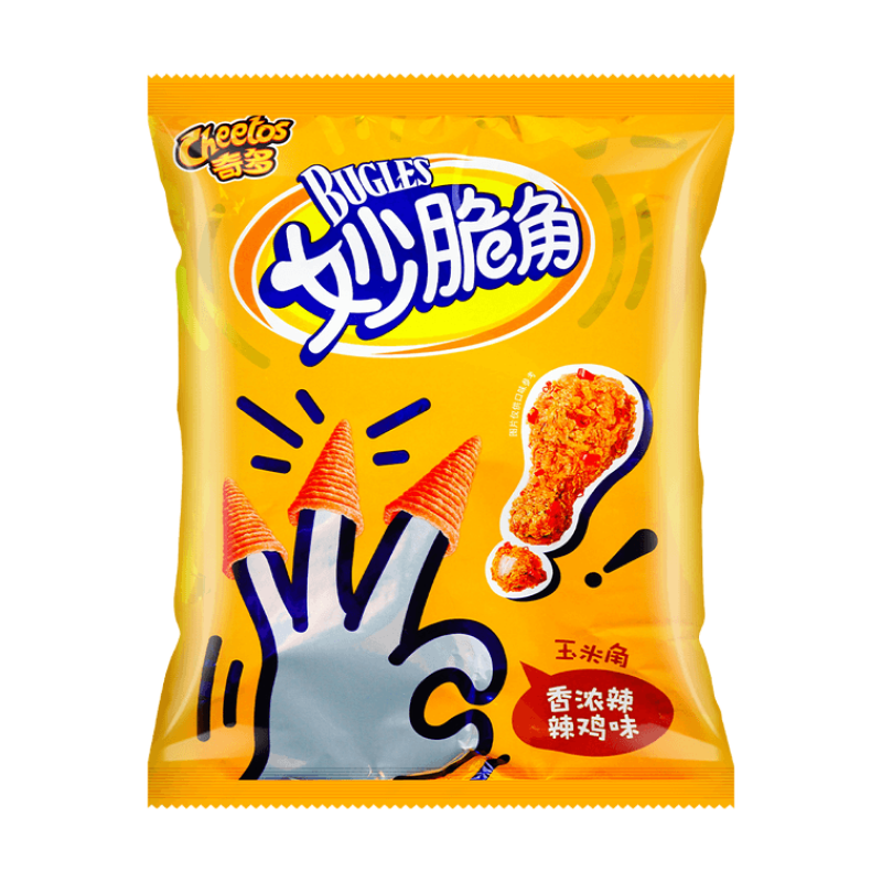 【自营】中国Cheetos奇多 妙脆角 香浓辣辣鸡味 65g 休闲食品小吃尖角脆女生海底捞零食膨化食品